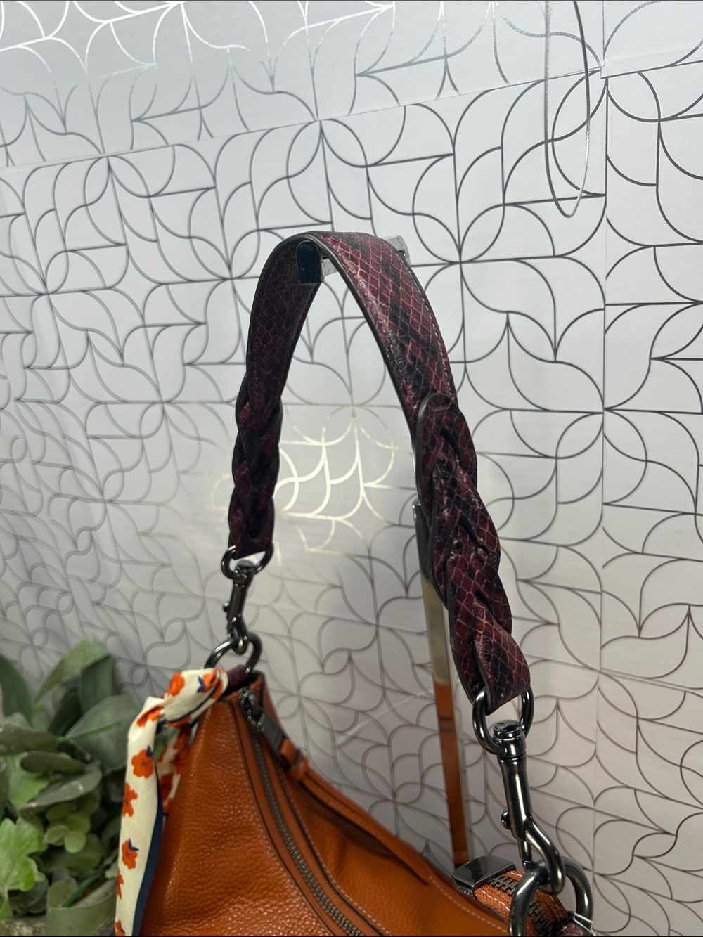 4068 Coach burnt orange Leather crossbody 268144068 - Picture 5 of 15